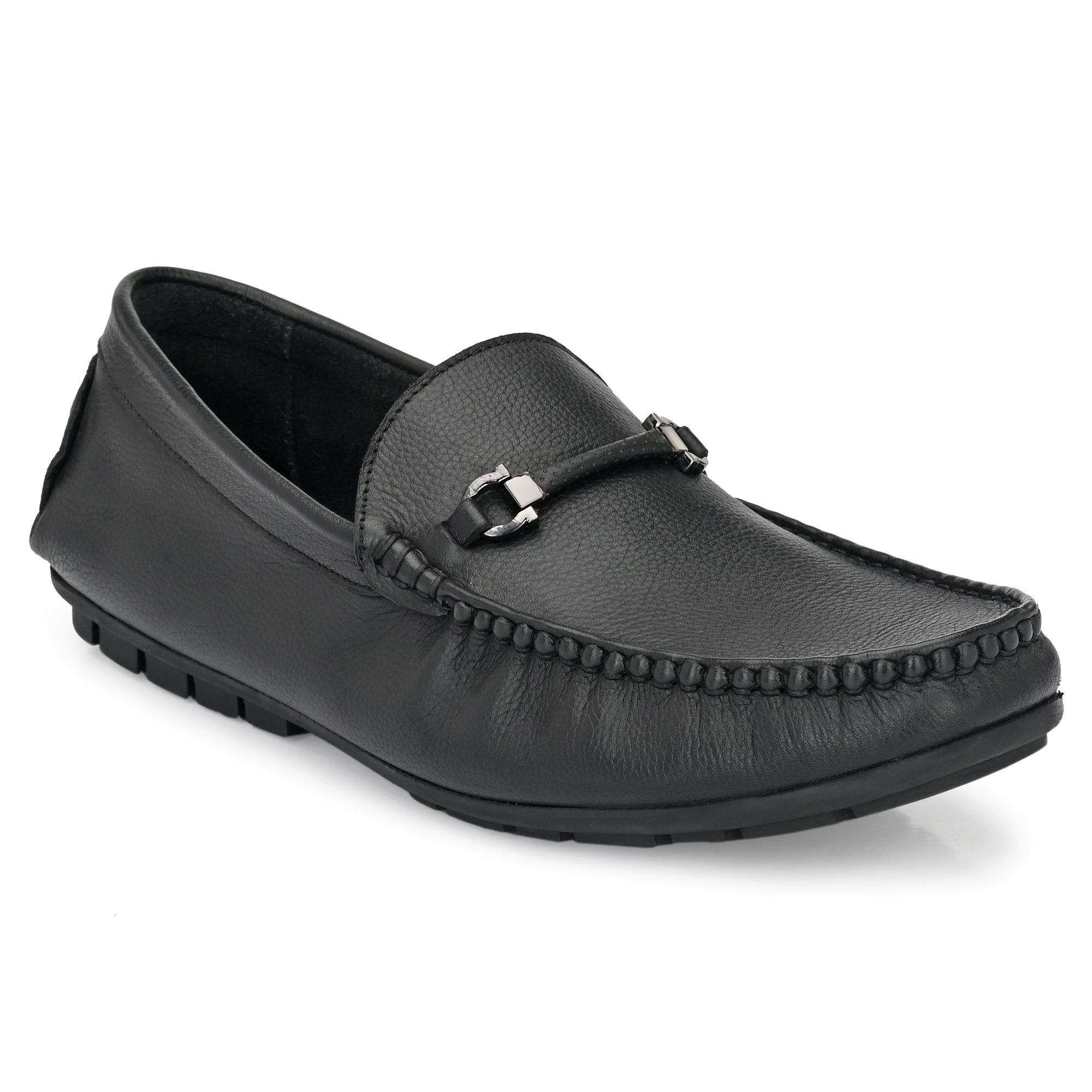 Egoss Leather Casual Slip on Shoes Loafers For Men