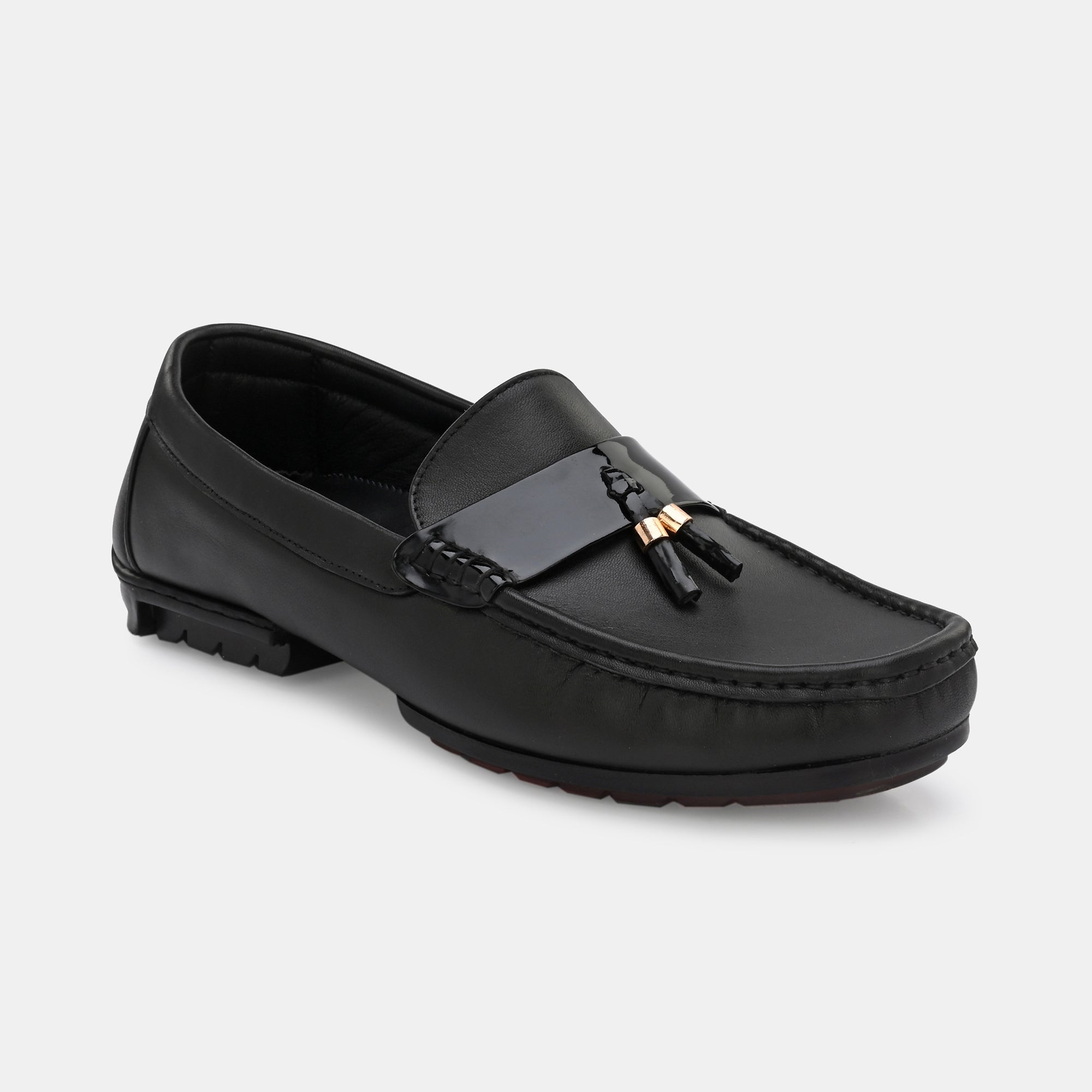 Black Tassel Loafers by Lafattio