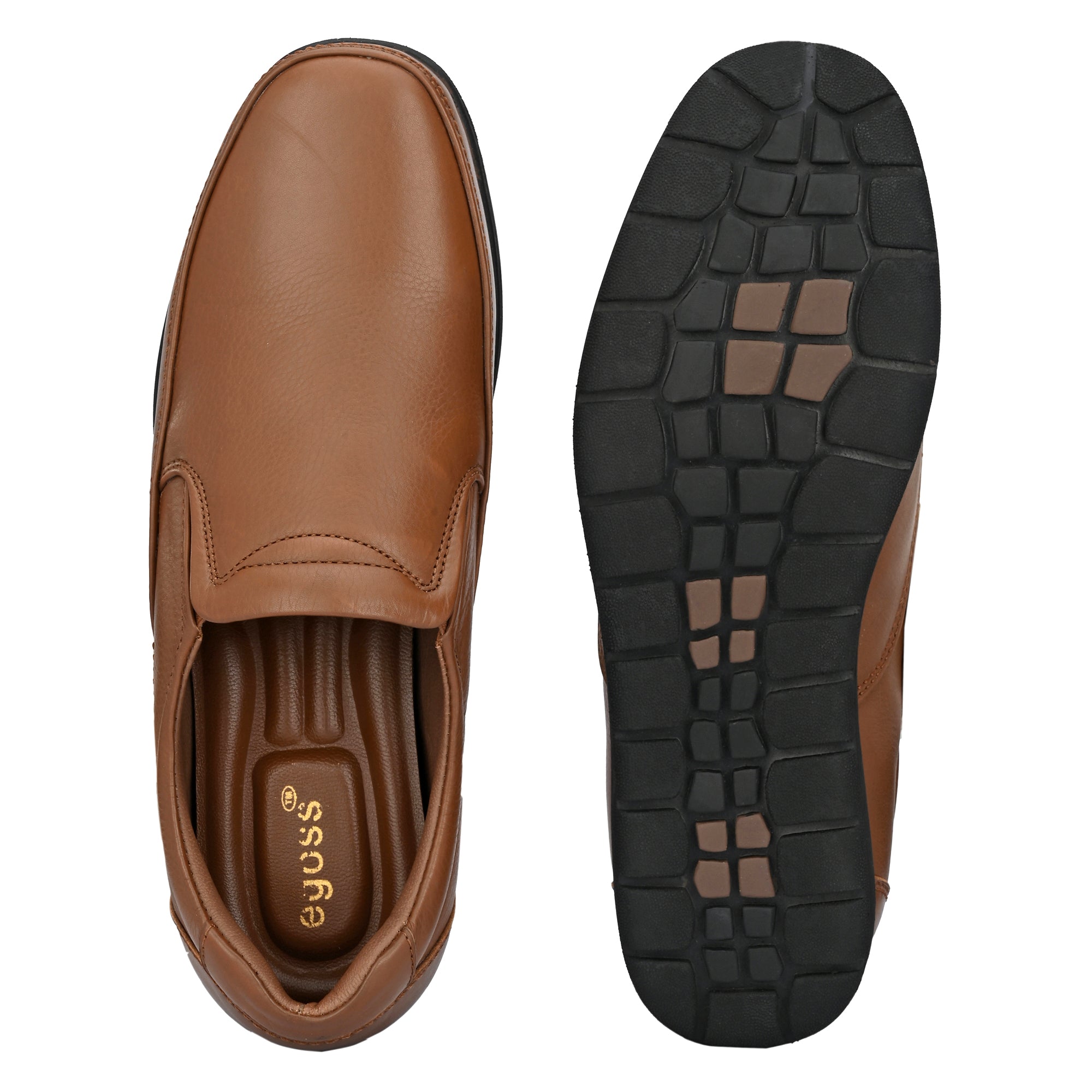 Egoss Comfortable Slip On Leather Shoes For Men