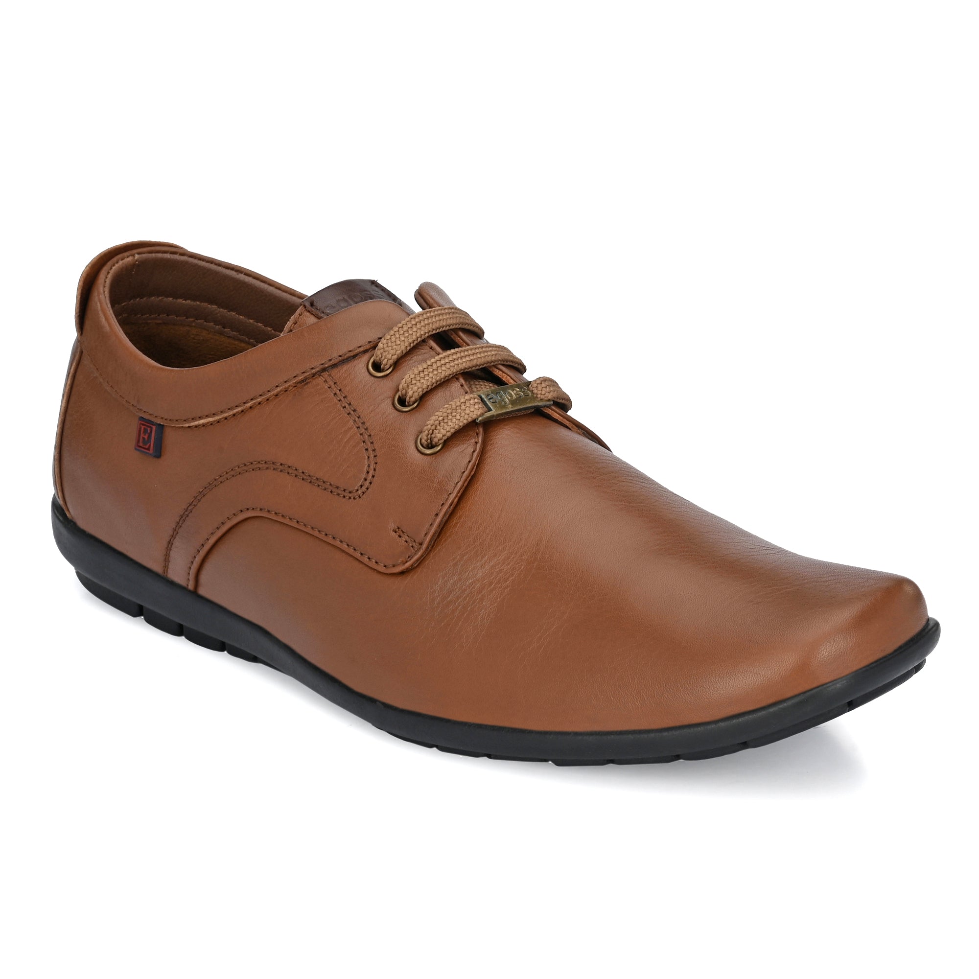 Egoss Leather Casual Lace Up Shoes For Men