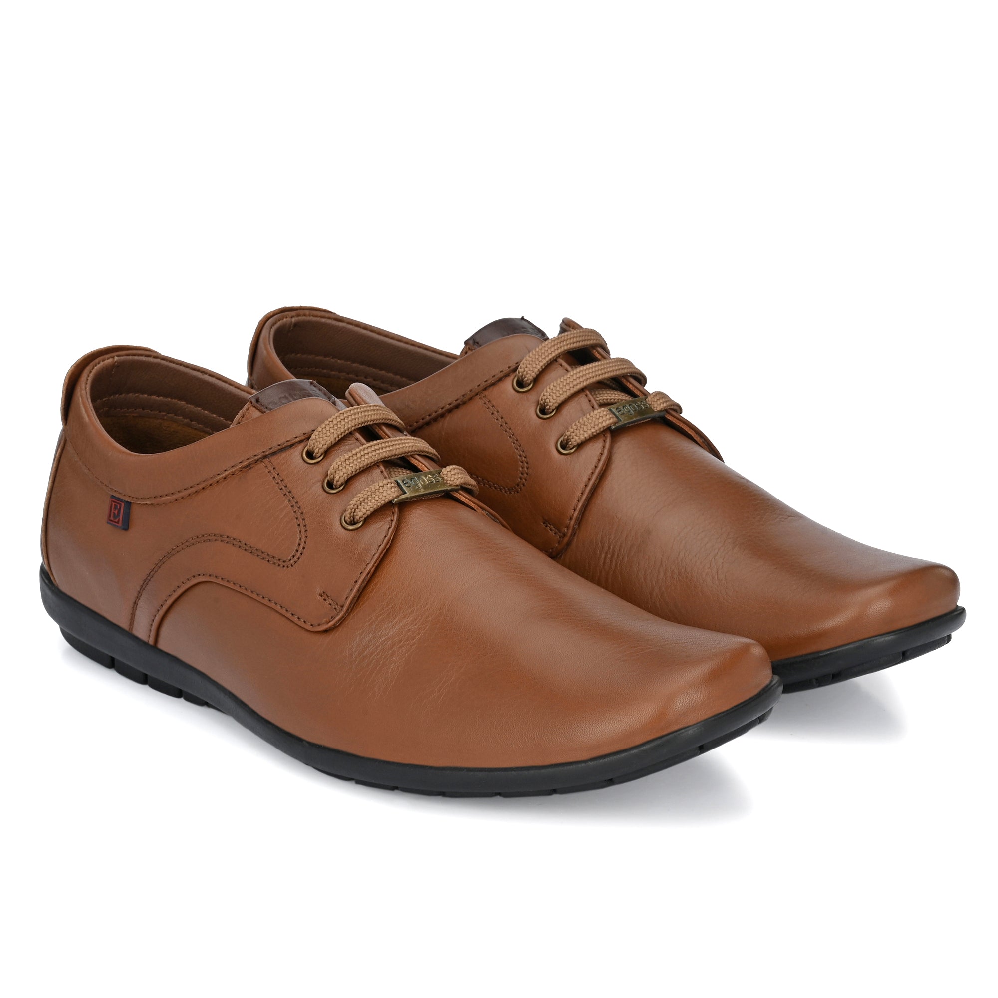 Egoss Leather Casual Lace Up Shoes For Men