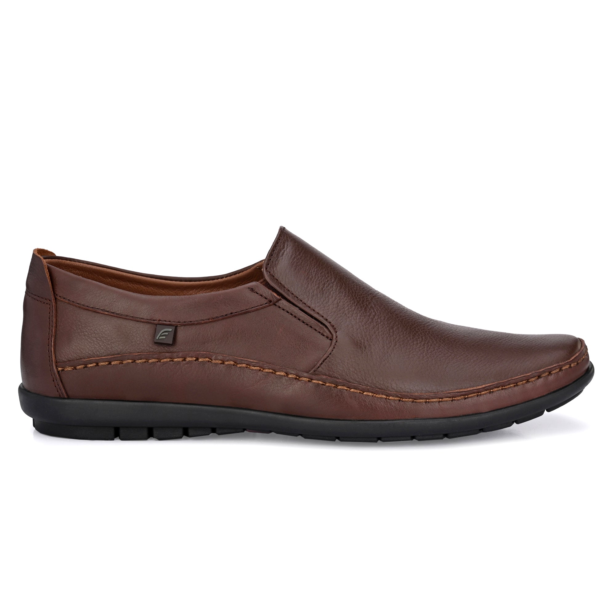 Egoss Leather Casual Slip On Shoes For Men