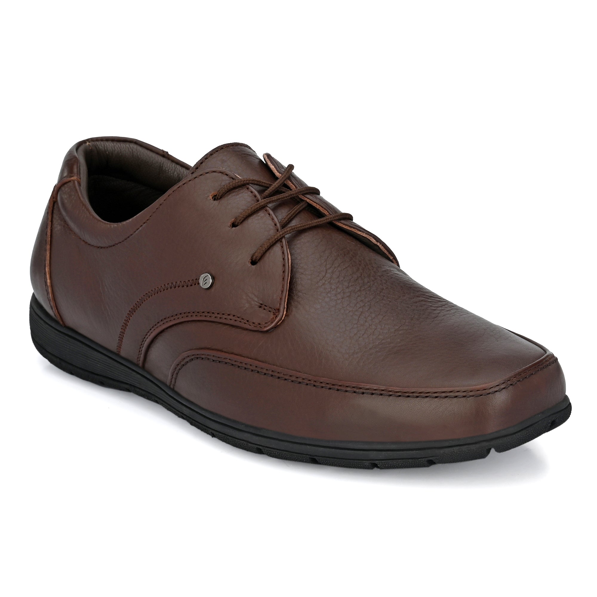 Egoss Casual Derby Lace Up Leather Shoes For Men