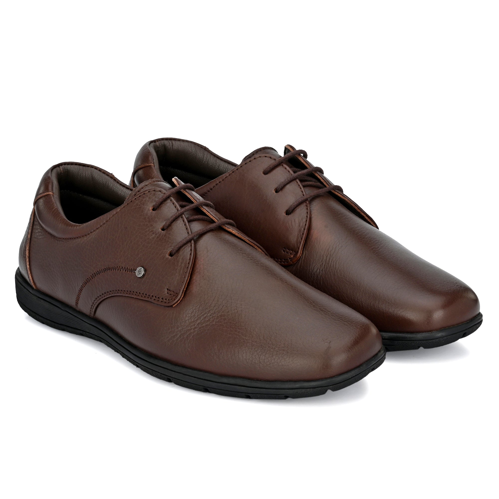 Egoss Leather Casual Lace Up Shoes For Men