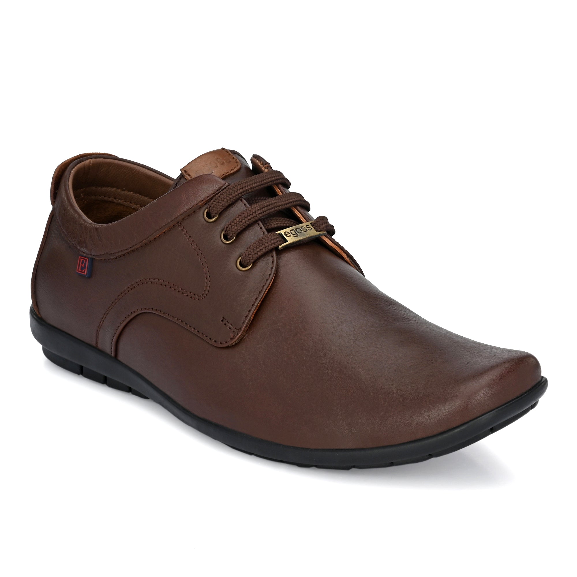 Egoss Leather Casual Lace Up Shoes For Men