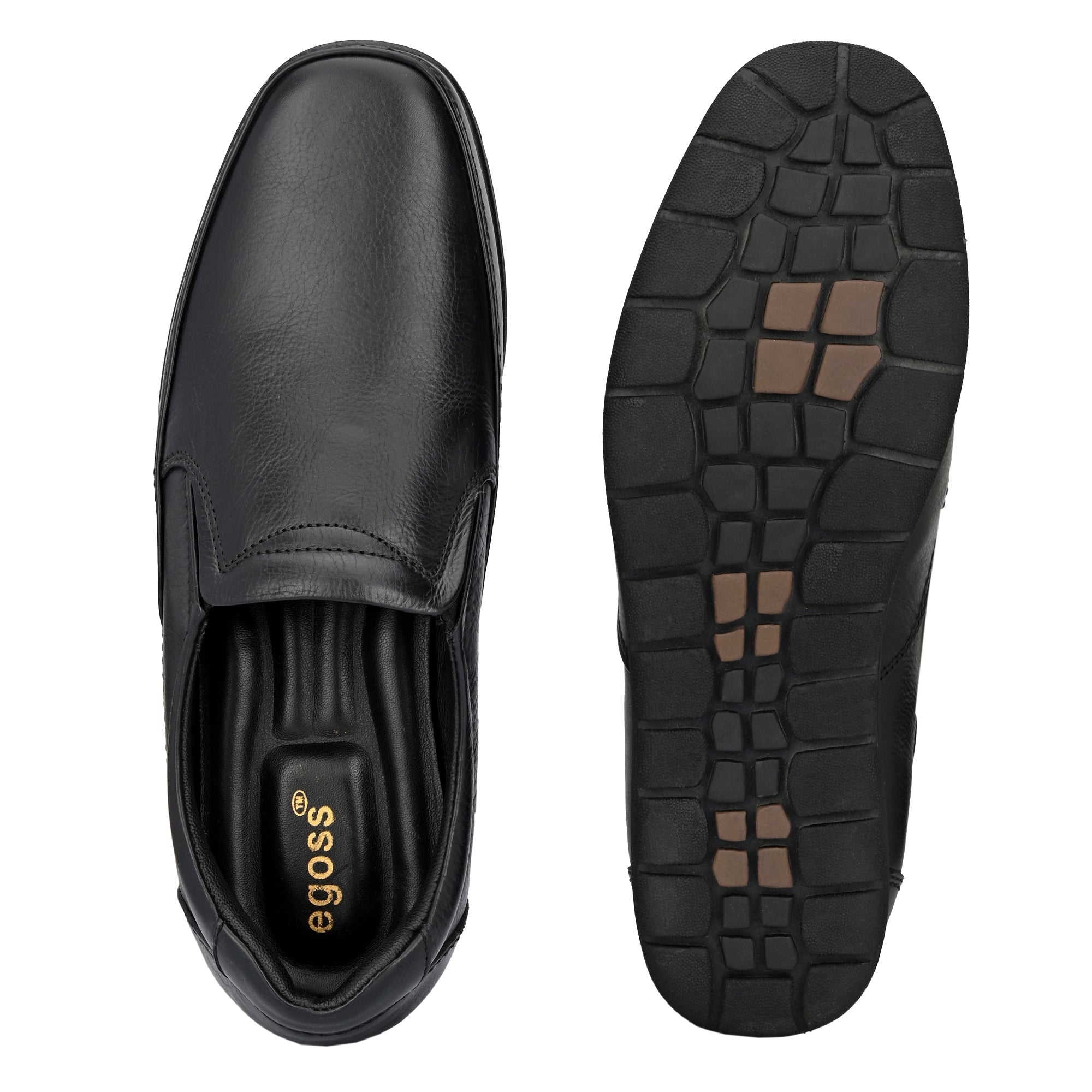 Egoss Comfortable Slip On Leather Shoes For Men