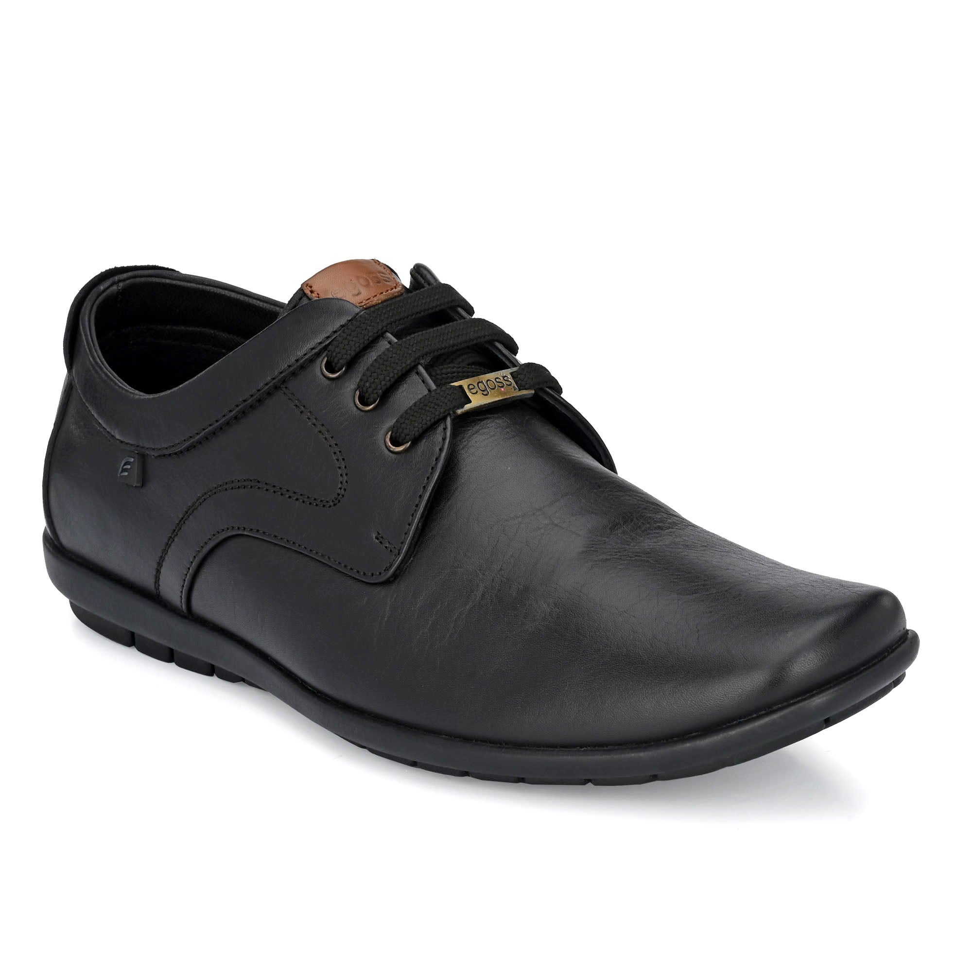 Egoss Leather Casual Lace Up Shoes For Men