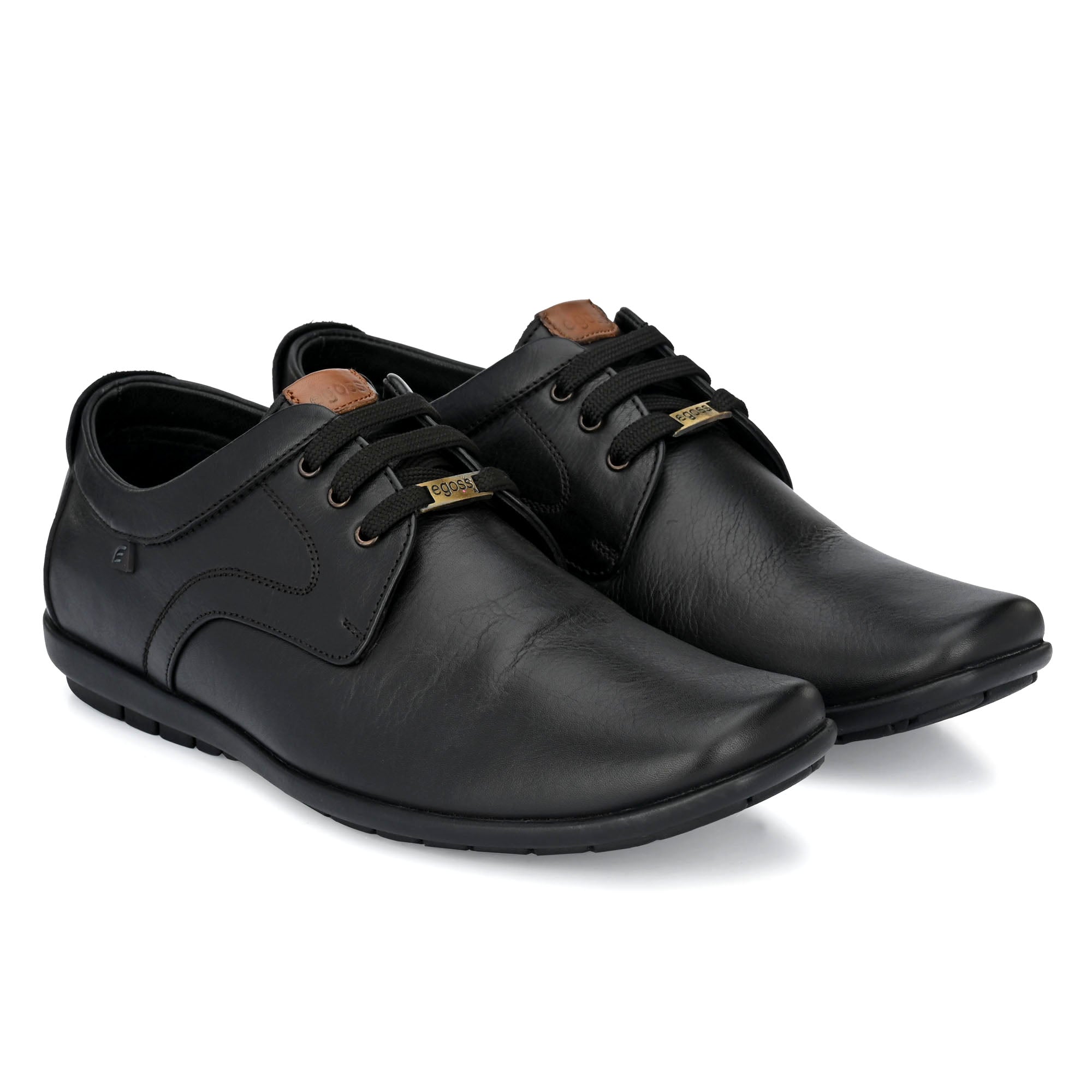 Egoss Leather Casual Lace Up Shoes For Men