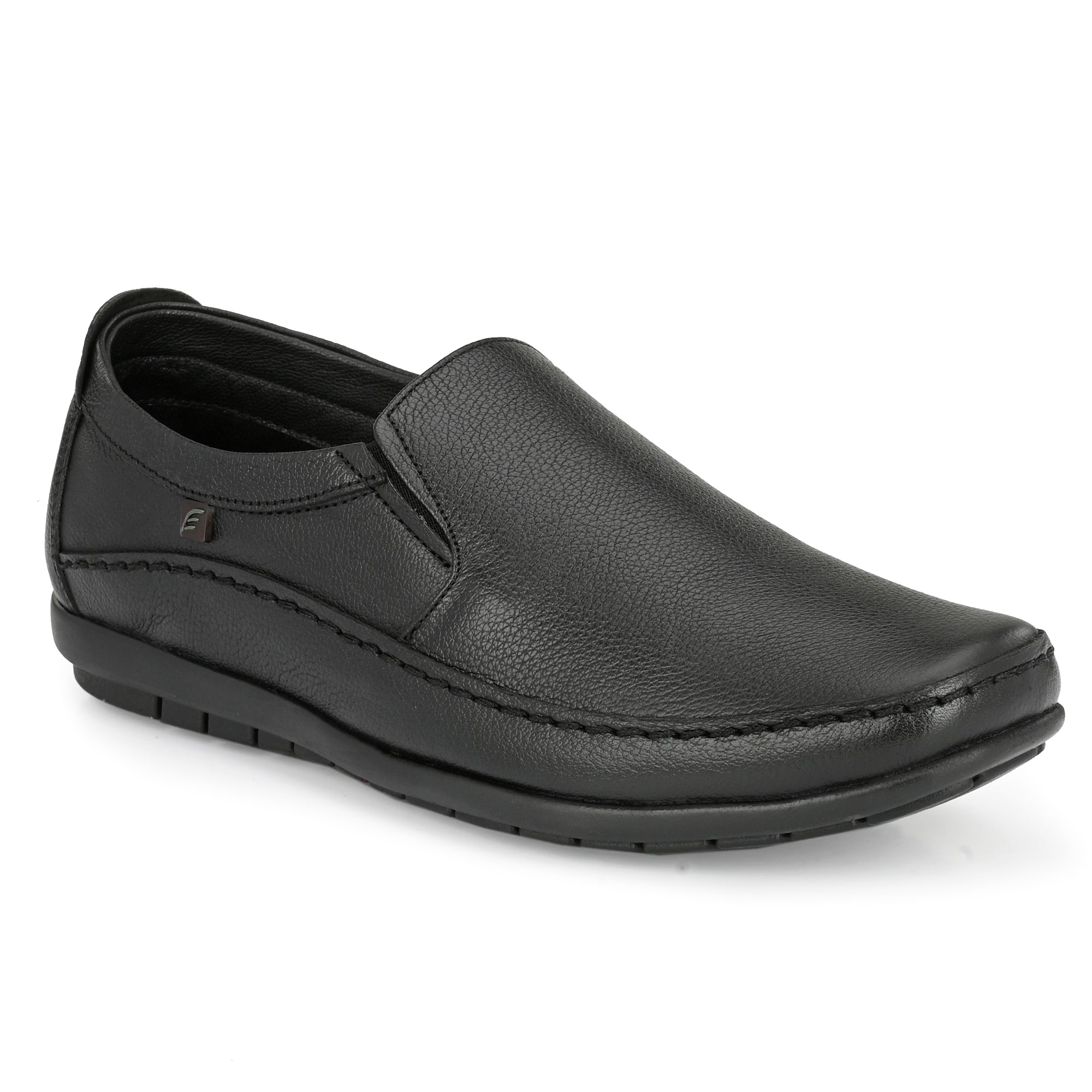 Egoss Leather Casual Slip On Shoes For Men