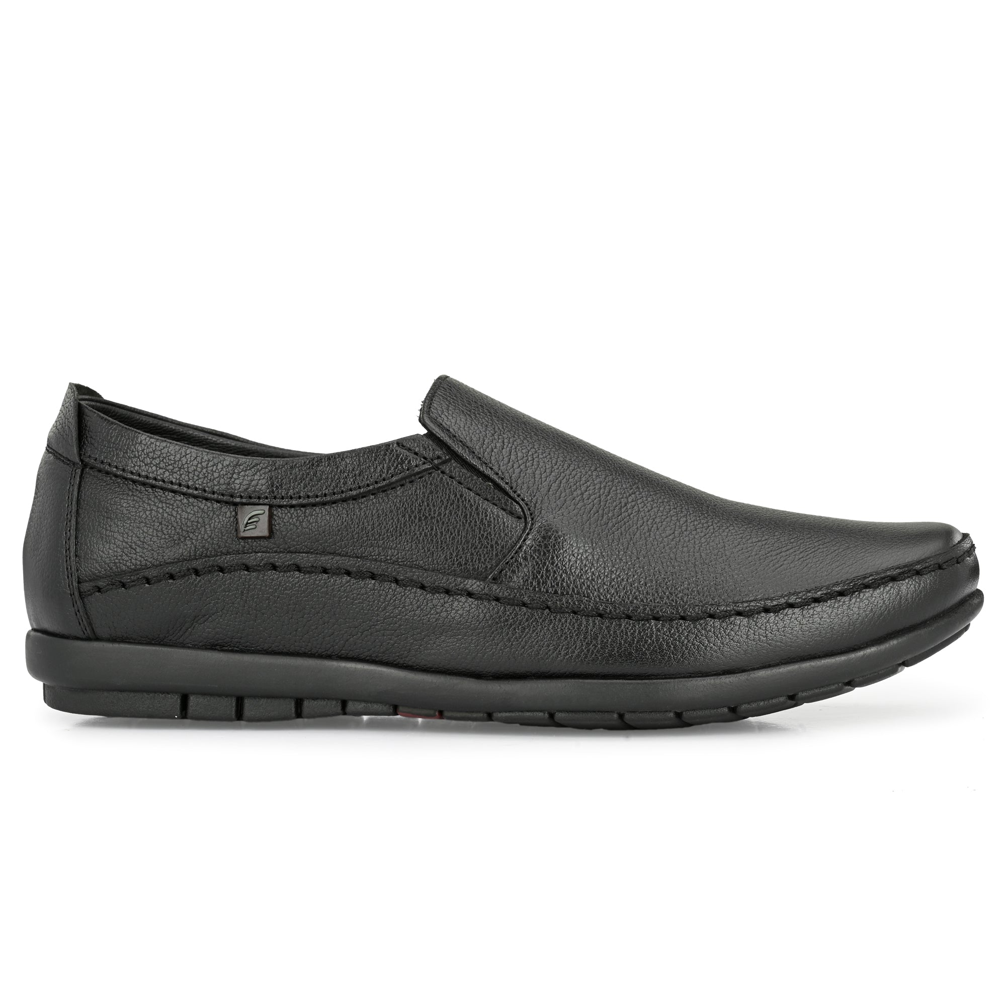 Egoss Leather Casual Slip On Shoes For Men