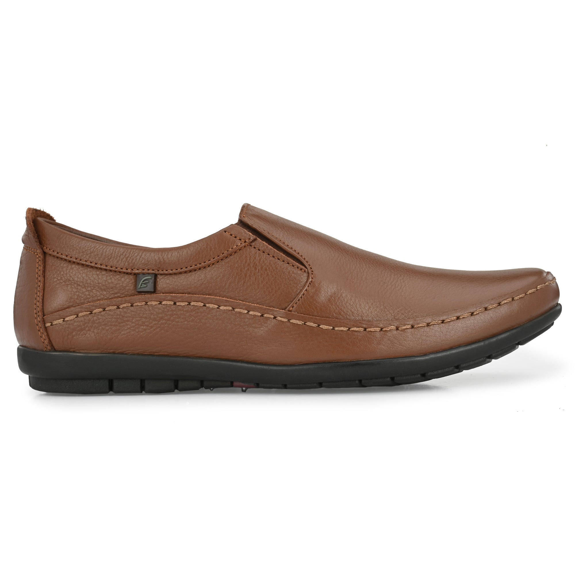 Egoss Leather Casual Slip On Shoes For Men