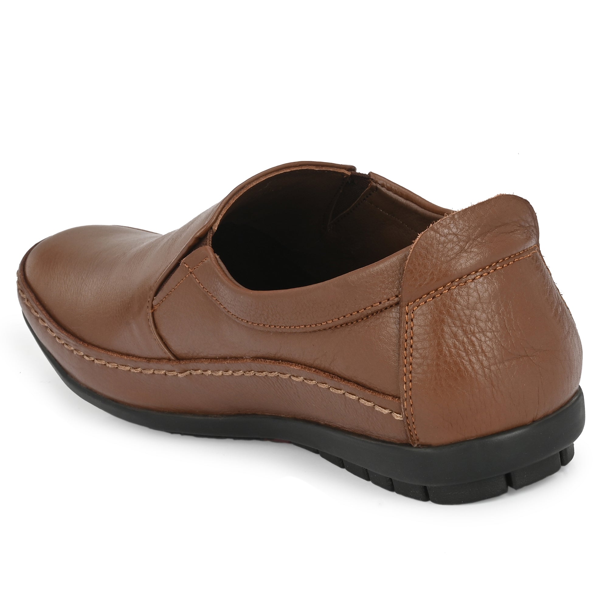 Egoss Leather Casual Slip On Shoes For Men